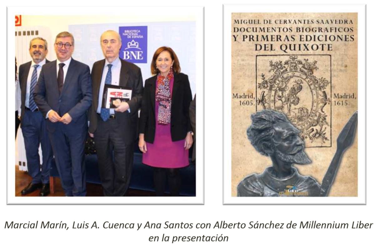 Presentación de las ediciones príncipe del facsímil «Don Quixote de la Mancha»